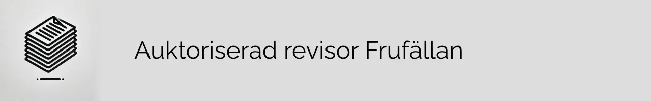 Auktoriserad revisor Frufällan